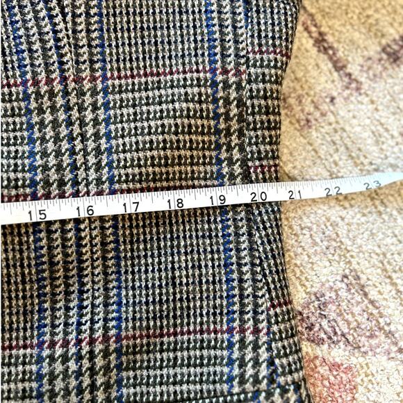 VTG SMITH'S BERMUDA Alexanders of Scotland 100% Lambswool Tweed Plaid Blazer - Picture 8 of 16